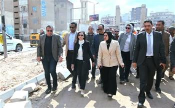 محافظ البحيرة تتفقد أعمال إحلال وتجديد كوبرى كفر الدوار العلوي 