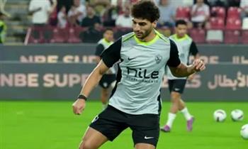 عمرو ناصر يشارك في جزء من التدريبات الجماعية للزمالك
