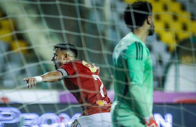 الدوري الممتاز.. تريزيجيه يتقدم للأهلي بهدف في شباك المقاولون العرب