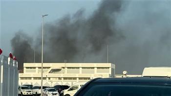 تصاعد الدخان من منطقة سكنية غرب الدوحة