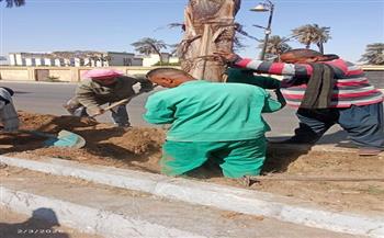 رئيس مدينة الأقصر يواصل متابعته لأعمال منظومة النظافة الجديدة