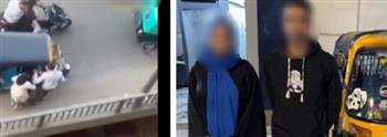 ضبط سائق "توك توك" تعدى على شقيقته بالضرب بالشرابية