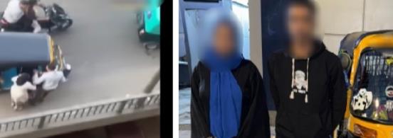 ضبط سائق "توك توك" تعدى على شقيقته بالضرب بالشرابية