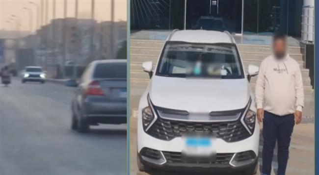 القبض على قائد سيارة ملاكي يسير عكس الاتجاه بالجيزة ويعرض حياته والمواطنين للخطر
