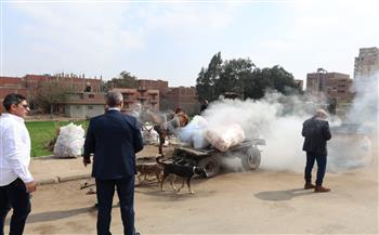 محافظ الجيزة يجري جولة ميدانية للوقوف على حالة النظافة والإشغالات