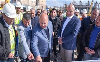 وزير النقل ومحافظ الإسكندرية يتفقدان مواقع العمل ومسار ومحطات مشروع المرحلة الأولى من مترو الإسكندرية