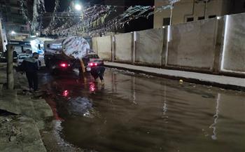  محافظ كفرالشيخ: الانتهاء من إصلاح الكسر المفاجئ بخط الطرد الرئيسي قطر 225 مم بدسوق