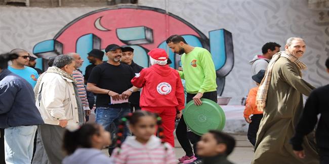 الهلال الأحمر ينتشر بفرق الاستجابة أثناء الطوارئ وفريق طبي متكامل لتأمين إفطار المطرية 2026