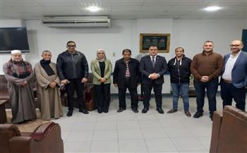 رئيس شركة مياه المنوفية يتابع مع نواب دائرة شبين الكوم طلبات المواطنين