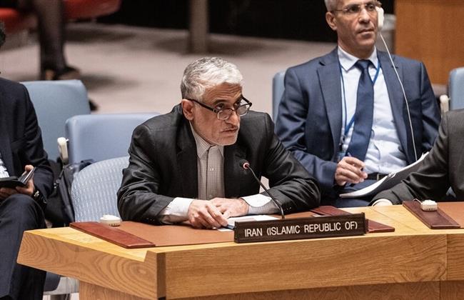 مندوب إيران لدى الأمم المتحدة: ندعو إلى إدانة العدوان الأمريكي الإسرائيلي على طهران