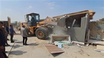 الجيزة تزيل 24 حالة بناء مخالف وتعديات على الأراضي الزراعية بأبو النمرس وكرداسة ومنشأة القناطر