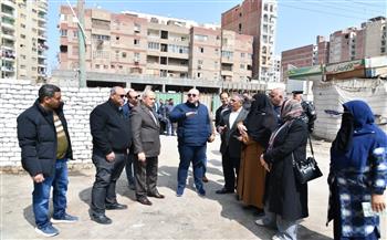محافظ الفيوم يتفقد أحد المواقع المقترحة لنقل موقف سيارات العدوة وسيلا