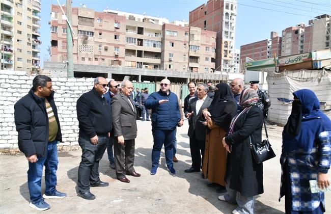 محافظ الفيوم يتفقد أحد المواقع المقترحة لنقل موقف سيارات العدوة وسيلا