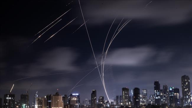 إطلاق رشقة صاروخية جديدة من إيران تجاه إسرائيل