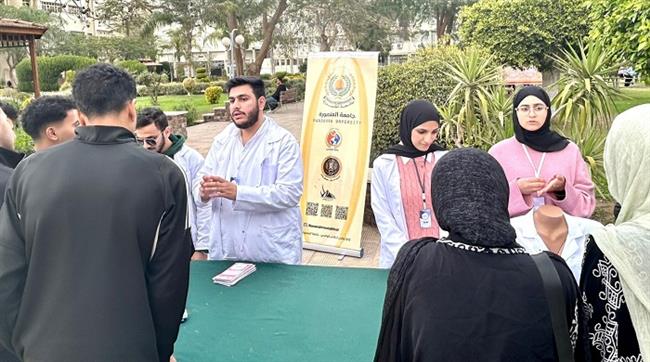 جامعة المنصورة تنظم حملة للتوعية بالكشف المبكر عن سرطان الثدي