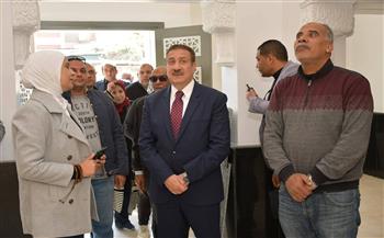 محافظ بورسعيد يتفقد مسجد "نور الحياة" على مساحة 400م بحي المناخ