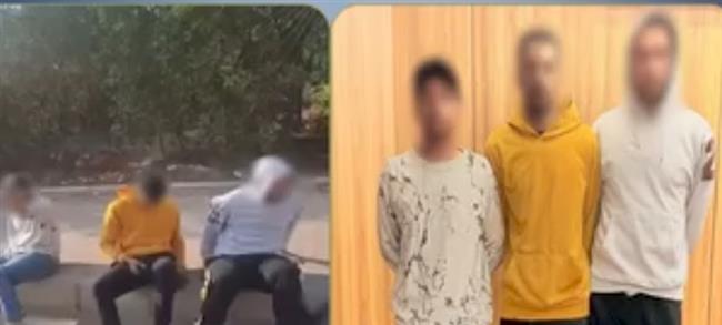 فيديو يقود الأمن لضبط 3 أشخاص بتهمة تعاطي المخدرات في الجيزة