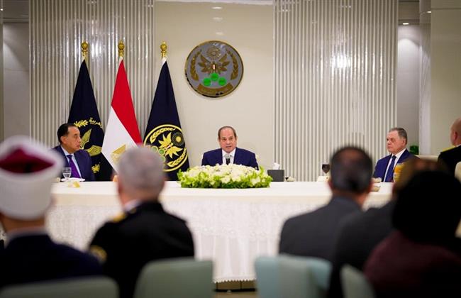 الرئيس السيسي يشارك في حفل الإفطار بأكاديمية الشرطة