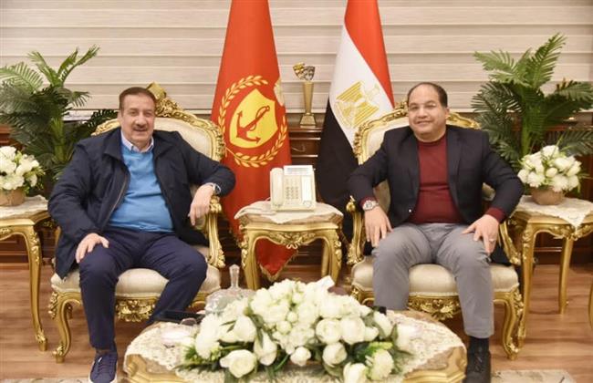 محافظ بورسعيد يستقبل النائب عادل اللمعي لبحث عدد من الملفات الخدمية