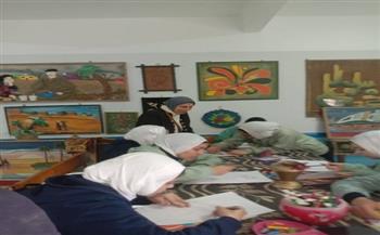 قصر ثقافة دمنهور ينظم ورشة لتعليم أساسيات رسم البورتريه