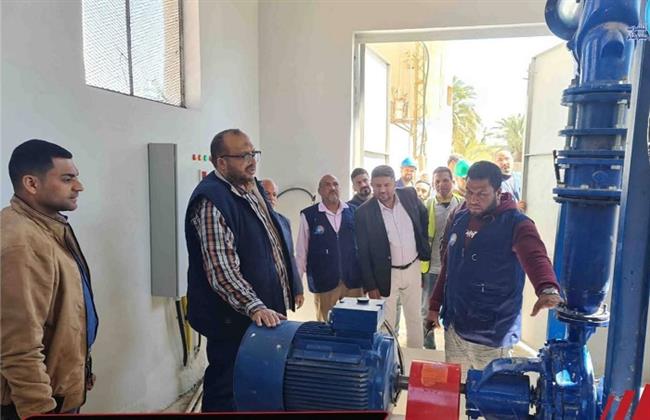 بدء تجارب التشغيل لمحطة مياه صديق المنشاوي في مركز دار السلام بسوهاج