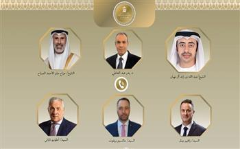 وزير الخارجية يبحث مع وزراء خارجية الإمارات والكويت ودول أوربية مستجدات الوضع الإقليمي