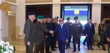 الرئيس السيسي يصل مقر حضور الندوة التثقيفية للقوات المسلحة