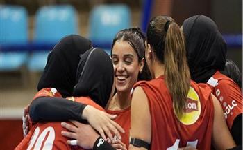 فريق سيدات طائرة الأهلي يواجه وادي دجلة في دوري السوبر