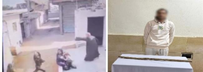 ضبط شخص تعدى بالضرب على سيدة باستخدام عصا خشبية بالشرقية