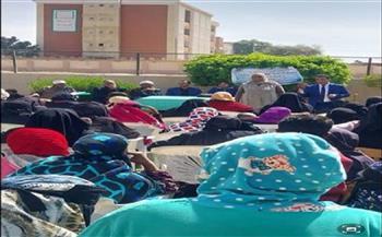 حملة سكانية وتنموية شاملة تخدم 550 مواطنًا بقرية حجازة قبلي بقوص