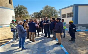 بدء تجارب التشغيل لمحطة مياه صديق المنشاوى بسوهاج 