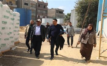 رئيس "مياه المنيا" يتفقد مشروعات "حياة كريمة" بمركز ملوي لتسريع وتيرة الأعمال