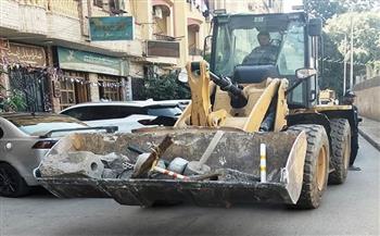 تنظيم حملة مكبرة لرفع 143 حالة إشغال وتعدى على حرم الطريق بأسوان 