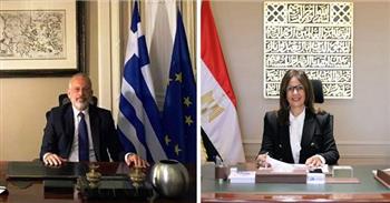 وزيرة الثقافة تشارك في احتفال سفارة اليونان بالقاهرة بالعيد الوطني لليونان