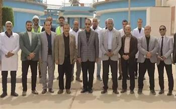 محافظ سوهاج يتفقد محطة مياه البلينا السطحية ويشيد بجودة التشغيل وحصولها على الأيزو 