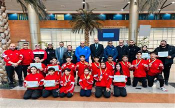 وزارة الشباب والرياضة تستقبل منتخب الووشو كونغ  بعد انجاز الصين