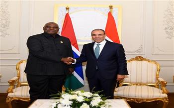 وزير الخارجية يبحث مع نظيره الجامبي تعزيز التعاون الثنائي وتكثيف التنسيق المشترك 