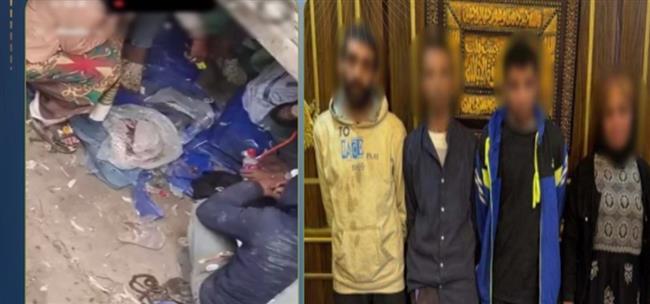 القبض على 4 أشخاص بتهمة تعاطي المخدرات داخل محل بالجيزة