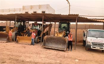 محافظ الوادي الجديد: إنشاء وحدة معدات ثقيلة فرعية بمركز الداخلة