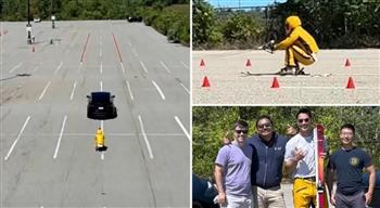 أمريكي يحقق الرقم القياسي بالتزلج على الأسفلت