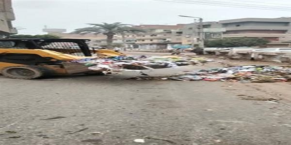 حملات مكثفة للنظافة ورفع الإشغالات وتحسين المظهر الحضاري بمركزي سنورس وإطسا 