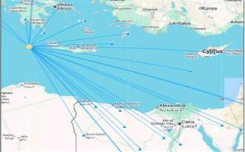 هزة بقوة 4.90 درجة على مقياس ريختر على بعد 647 كيلو متر شمال غرب مرسى مطروح