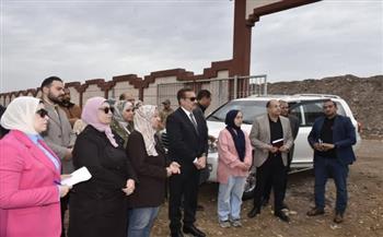 محافظ بورسعيد يتفقد محطة معالجة صرف صحي بورفؤاد  بطاقة 37 الف متر مكعب يوميا
