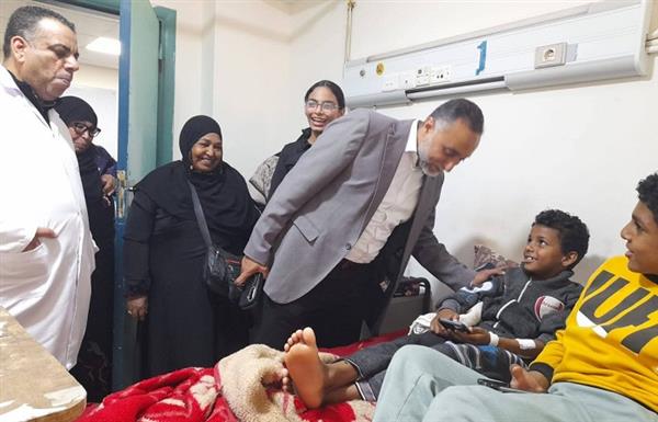 وكيل وزارة صحة شمال سيناء يتفقد مستشفى العريش العام 