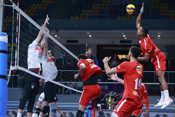 الأهلي يتوج بطلًا لكأس مصر للكرة الطائرة على حساب الزمالك 