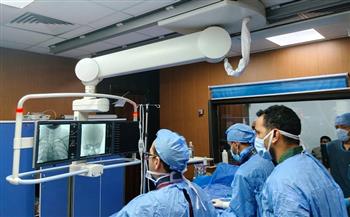 الرعاية الصحية تعلن نجاح إجراء أول حالة سحب جلطة حادة بالمخ بمستشفى طيبة التخصصي بإسنا
