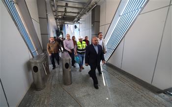 وزير النقل يتفقد جاهزية المرحلة الثانية لمشروع الاتوبيس الترددي السريع BRT   