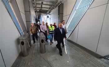 وزير النقل يتفقد جاهزية المرحلة الثانية لمشروع الاتوبيس الترددي السريع BRT 
