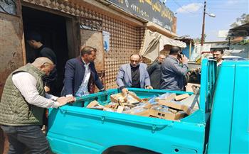 تحصين 147 ألفا و210 طيور ضد الأمراض الوبائية.. وضبط نصف طن "رنجة" فاسدة بالشرقية