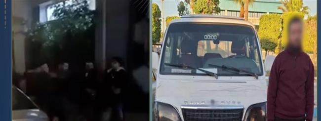 ضبط سائق ميكروباص تعدى على طالب بسبب خلاف على الأجرة في الإسكندرية